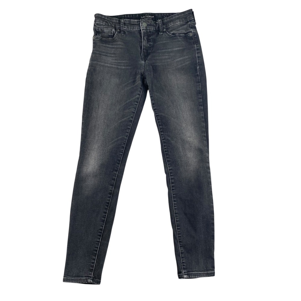 Lucky Brand Womens Jeans Gray Skinny Fit Size 4 27 - Picture 1 of 10